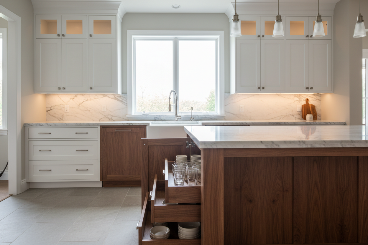 The Latest Trends in Custom Kitchen Cabinet Colors for 2025