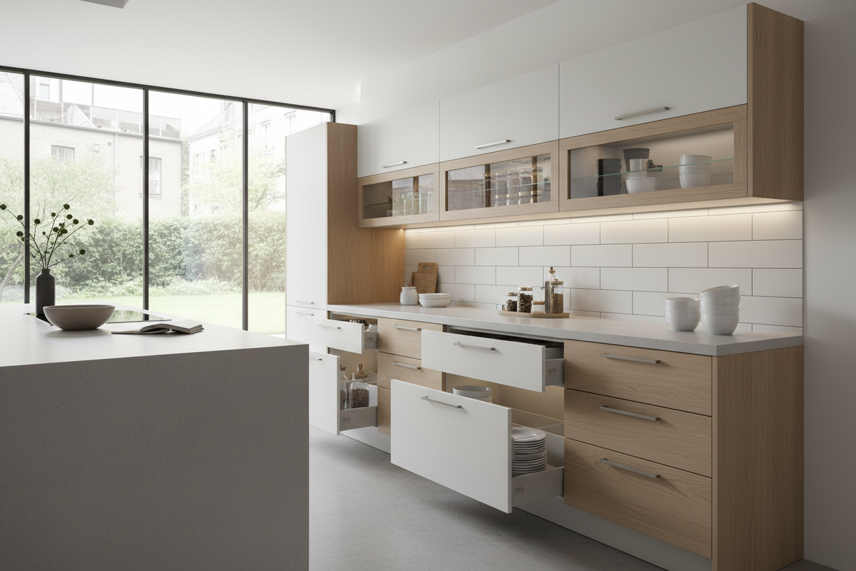 modern kitchen units