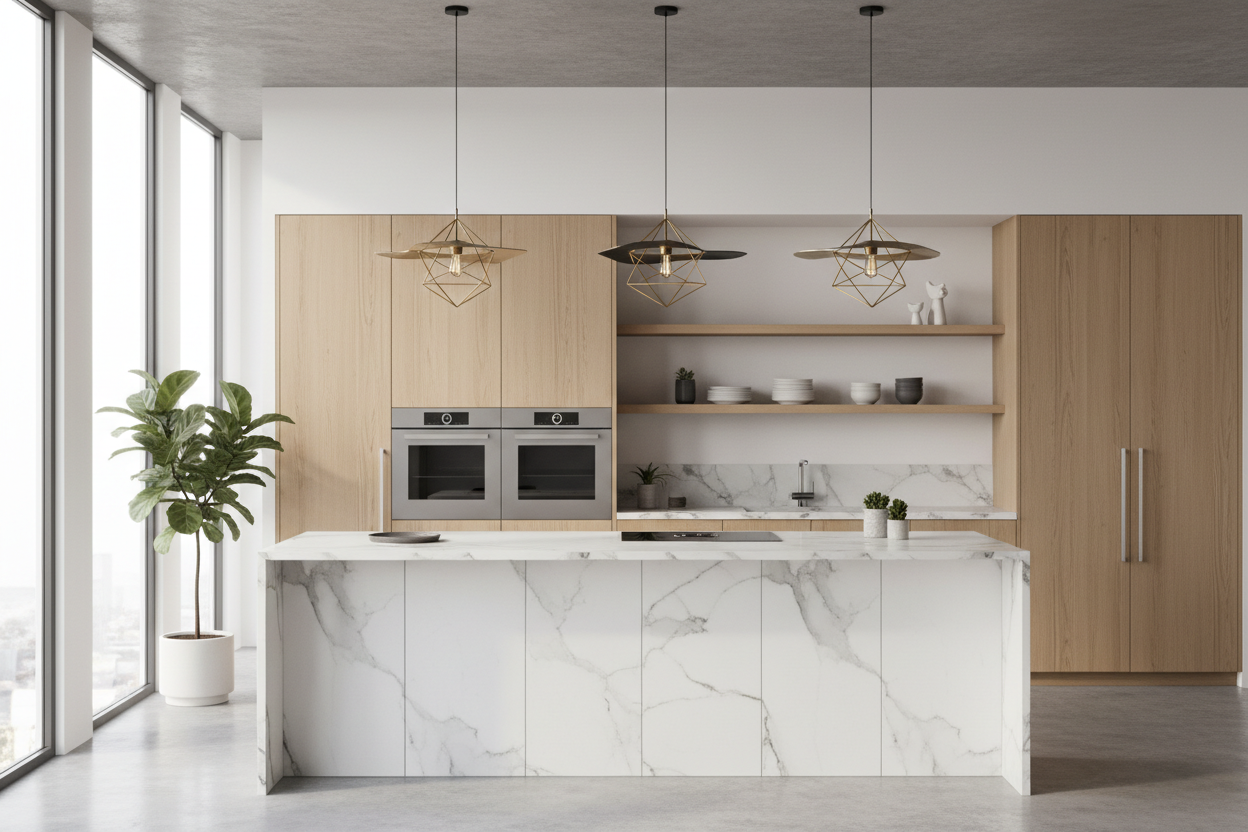 modern kitchen units