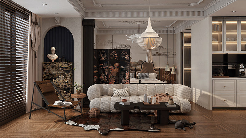 Melade Style Home Design for Solo Living: A Fusion of French Elegance and Oriental Charm